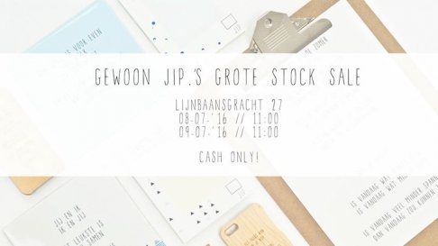JIP.'s grote stock sale