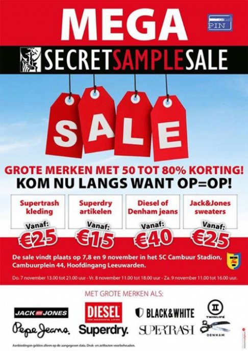 Sample Sale Leeuwarden