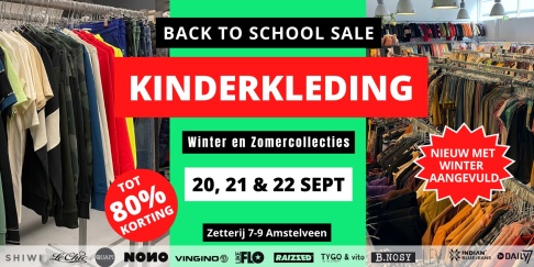 Back 2 School Kids Sale | Amstelveen
