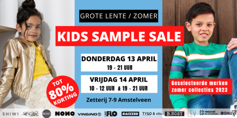 Kids Zomer Sale 13 & 14 april