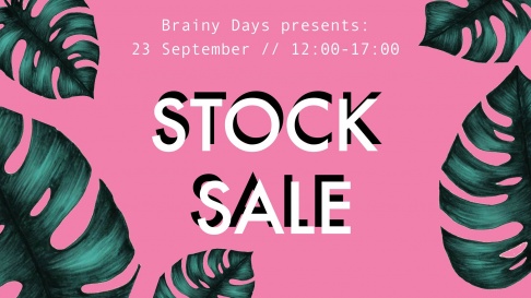 Stock Sale bij Brainy Days