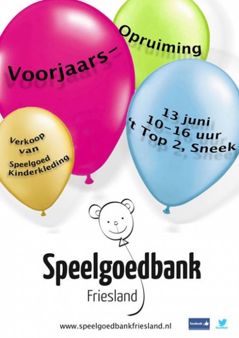Grote voorjaars- en magazijn verkoop speelgoedbank Friesland