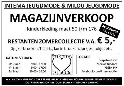 Kinderkleding outlet ZOMEREDITIE