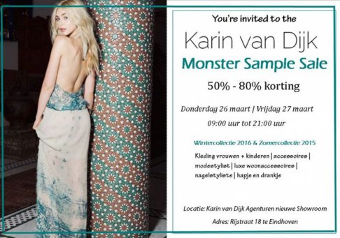 Sample Sale Karin Van Dijk agenturen