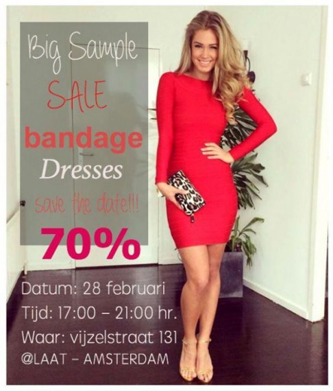 Bandage dresses sample sale