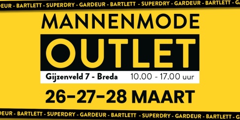 Mannenmode outlet Breda