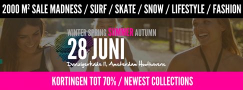 EXTRA Sample Sale Club SUMMER Editie