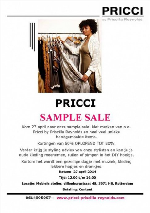 Sample Sale Pricci