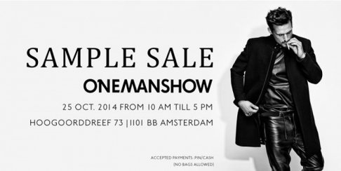 Sample sale Onemanshow