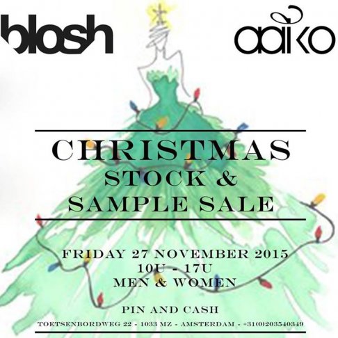 Blosh & Aaiko Christmas Stock & Sample Sale!