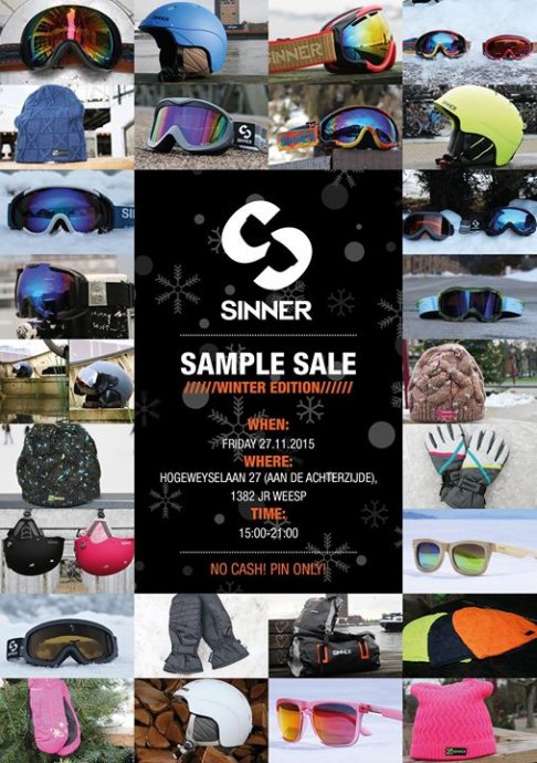 Winter sample sale - Sinner