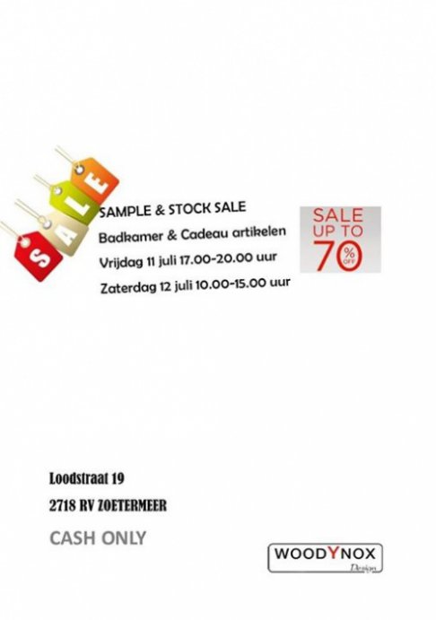Sample & Stock Sale