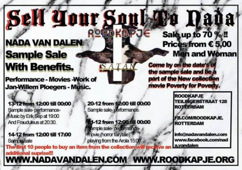 Sample sale Nada Van Dalen 