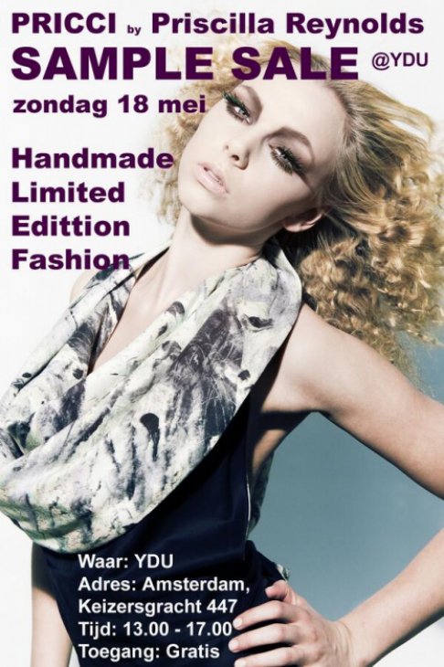 Sample sale Pricci & Mobiele Atelier