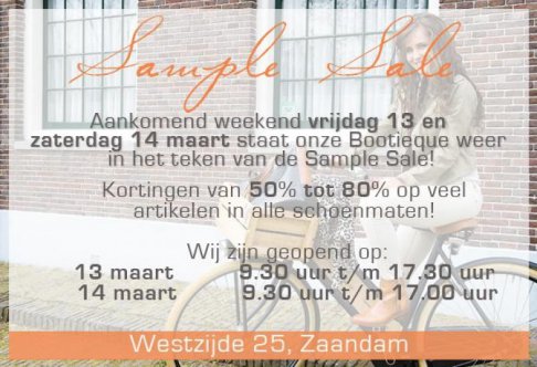 Schoenen sample sale