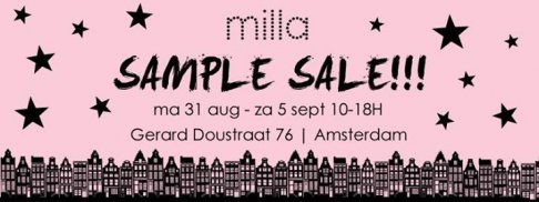 Milla sample sale
