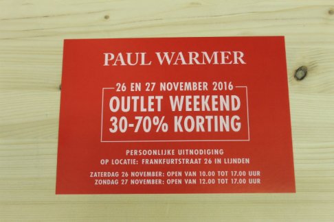 Paul Warmer outlet
