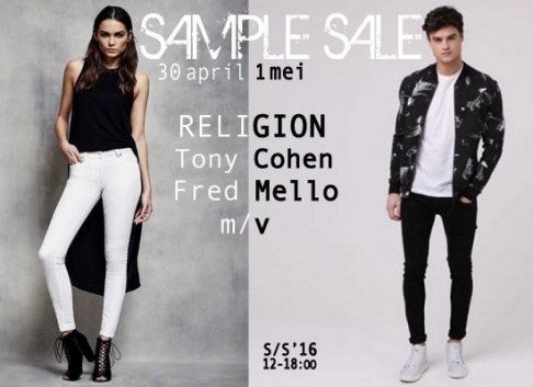 Sample Sale Religion - Tony Cohen - Fred Mello