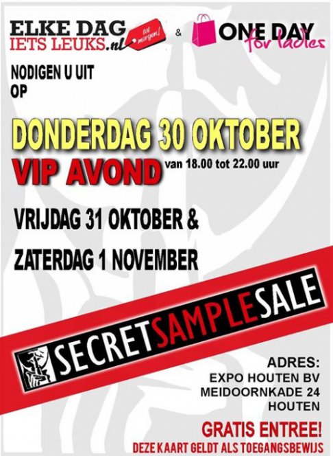 Secret Sample Sale Houten