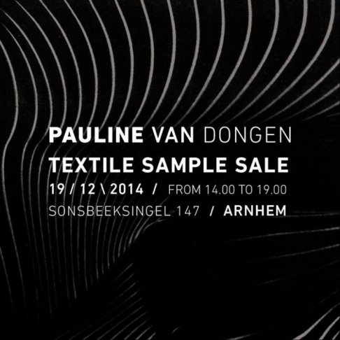 Pauline van Dongen Textile Sample Sale