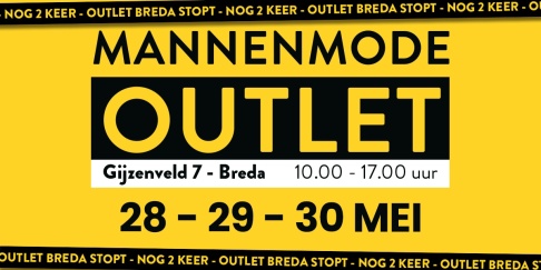 Mannenmode outlet Breda