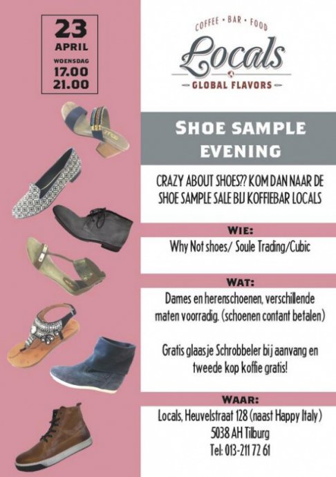 Shoe sample evening