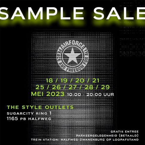 AIRFORCE sample sale