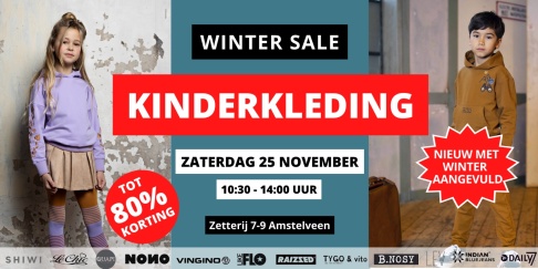 Winter Kinderkleding Sale | Amstelveen 
