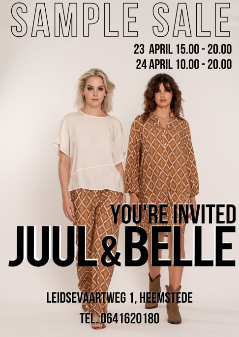 Juul & Belle Sample sale 