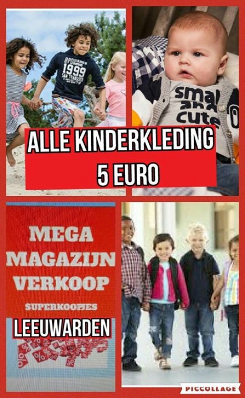 Magazijnverkoop kindekleding Leeuwarden