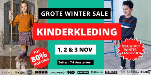 Grote Wintercollectie 2023 Kinderkleding Sale | 1 -3 November