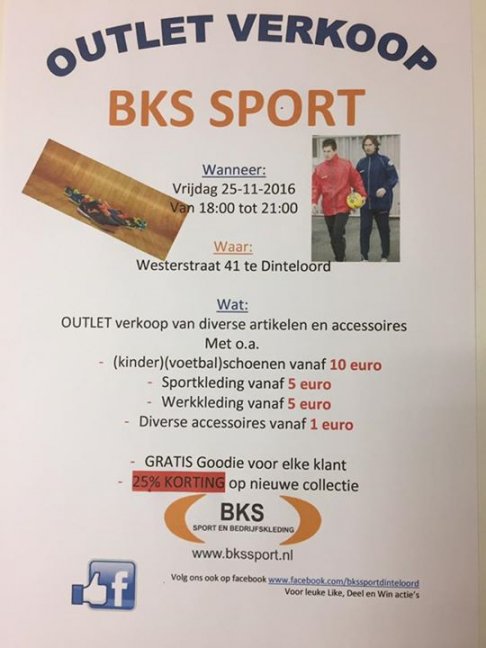 Outlet verkoop Bks sport