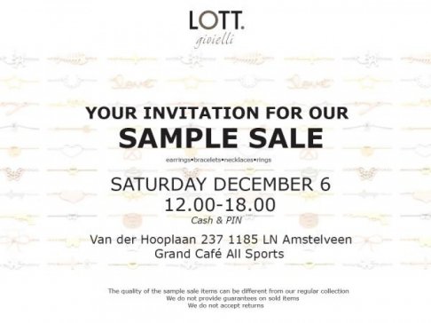 Lott. gioielli sample sale