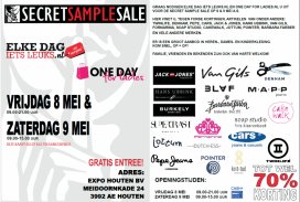 Secret sample sale