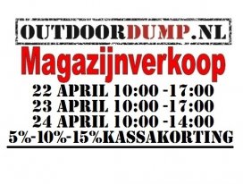 Outdoordump.nl magazijnverkoop