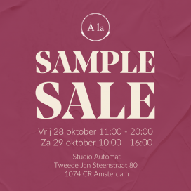 À la collection sample sale