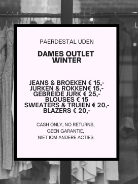 Paerdestal Mode winter outlet