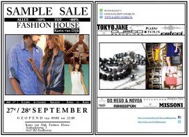 Sample sale Fashion house Karin Van Dijck