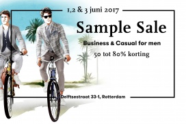 Sample Sale Rotterdam. Premium business & casual merken voor heren. 