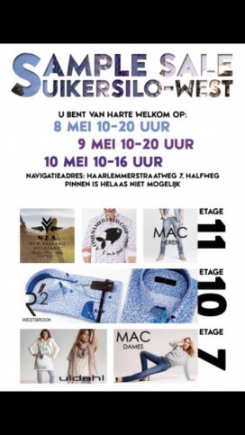 Sample Sale Suikersilo West