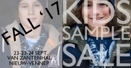 Sample Sale Kids Fall '17 Nieuw-Vennep