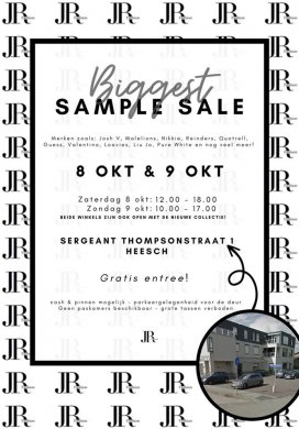 JR Fashion sample sale 2022