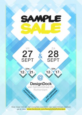 Sample Sale Designdock Rotterdam