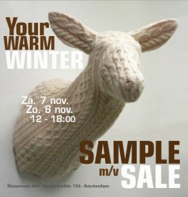 Winter warmer sample sale