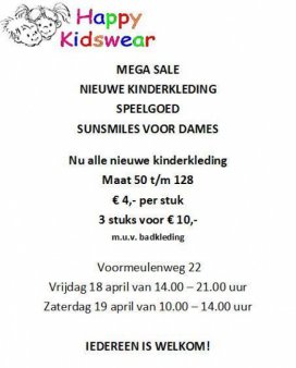 Mega sale Happy kidswear