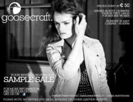 Goosecraft sample sale