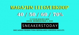 Sneakerstoday Magazijn Leegverkoop