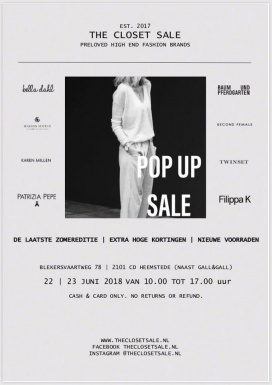 The Closet Sale | Pop Up Sale