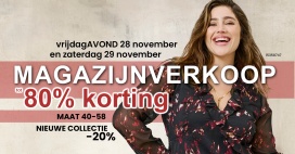 Bagoes grote maten magazijnverkoop