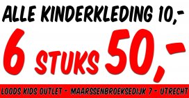 LOODS of stock Tientjesmarkt Merk-kinderkleding - Utrecht